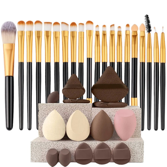 Set de Pinceaux Maquillage Premium – 20 Pièces